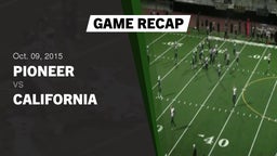 Recap: Pioneer  vs. California  2015