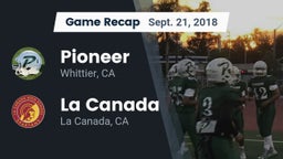Recap: Pioneer  vs. La Canada  2018