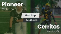 Matchup: Pioneer vs. Cerritos  2019