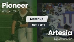 Matchup: Pioneer vs. Artesia  2019