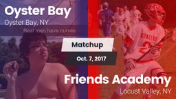 Matchup: Oyster Bay vs. Friends Academy  2017