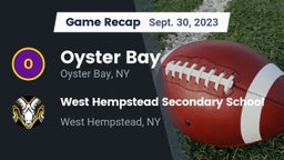 Recap: Oyster Bay  vs. West Hempstead Secondary School 2023