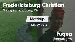 Matchup: Fredericksburg Chris vs. Fuqua  2016