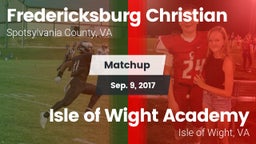 Matchup: Fredericksburg Chris vs. Isle of Wight Academy  2017