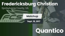Matchup: Fredericksburg Chris vs. Quantico 2017