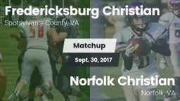 Matchup: Fredericksburg Chris vs. Norfolk Christian  2017