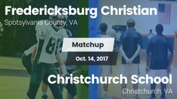 Matchup: Fredericksburg Chris vs. Christchurch School 2017