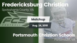 Matchup: Fredericksburg Chris vs. Portsmouth Christian Schools 2018