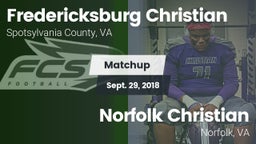 Matchup: Fredericksburg Chris vs. Norfolk Christian  2018