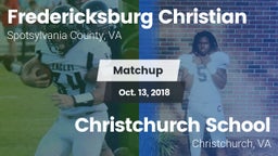 Matchup: Fredericksburg Chris vs. Christchurch School 2018