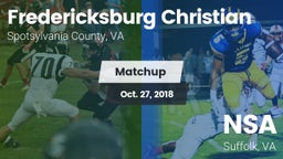 Matchup: Fredericksburg Chris vs. NSA 2018