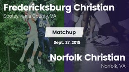 Matchup: Fredericksburg Chris vs. Norfolk Christian  2019