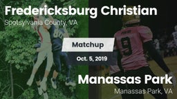 Matchup: Fredericksburg Chris vs. Manassas Park  2019