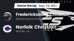 Recap: Fredericksburg Christian  vs. Norfolk Christian  2021