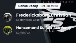 Recap: Fredericksburg Christian  vs. Nansemond Suffolk Academy 2023