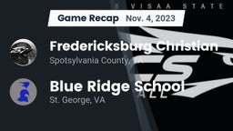 Recap: Fredericksburg Christian  vs. Blue Ridge School 2023