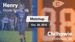 Matchup: Henry vs. Chilhowie  2016