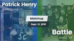 Matchup: Patrick Henry High vs. Battle  2018