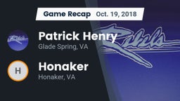 Recap: Patrick Henry  vs. Honaker  2018