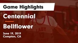 Centennial  vs Bellflower Game Highlights - June 19, 2019