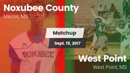 Matchup: Noxubee County vs. West Point  2017