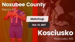 Matchup: Noxubee County vs. Kosciusko  2017