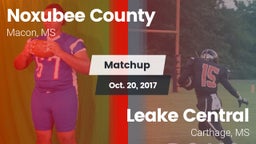 Matchup: Noxubee County vs. Leake Central  2017