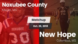 Matchup: Noxubee County vs. New Hope  2018