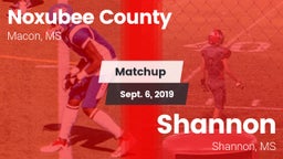 Matchup: Noxubee County vs. Shannon  2019