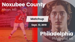 Matchup: Noxubee County vs. Philadelphia  2019