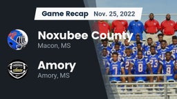 Recap: Noxubee County  vs. Amory  2022