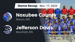 Recap: Noxubee County  vs. Jefferson Davis  2023