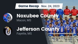 Recap: Noxubee County  vs. Jefferson County  2023