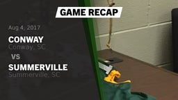 Recap: Conway  vs. Summerville  2017