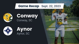 Recap: Conway  vs. Aynor  2023