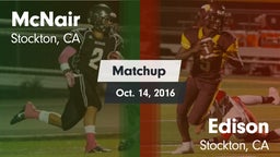 Matchup: McNair vs. Edison  2016
