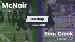 Matchup: McNair vs. Bear Creek  2019