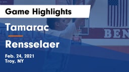Tamarac  vs Rensselaer Game Highlights - Feb. 24, 2021