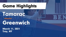 Tamarac  vs Greenwich Game Highlights - March 11, 2021
