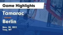 Tamarac  vs Berlin  Game Highlights - Nov. 30, 2021