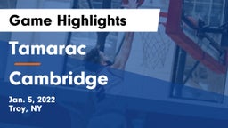 Tamarac  vs Cambridge  Game Highlights - Jan. 5, 2022