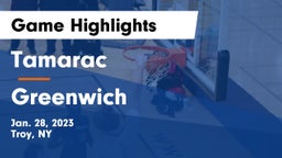 Tamarac  vs Greenwich  Game Highlights - Jan. 28, 2023