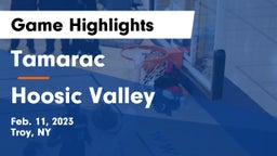 Tamarac  vs Hoosic Valley  Game Highlights - Feb. 11, 2023