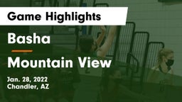 Basha  vs Mountain View  Game Highlights - Jan. 28, 2022