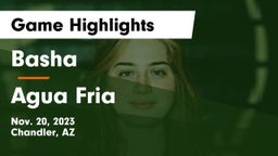 Basha  vs Agua Fria Game Highlights - Nov. 20, 2023