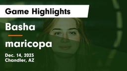 Basha  vs maricopa Game Highlights - Dec. 14, 2023