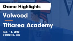 Valwood  vs Tiftarea Academy  Game Highlights - Feb. 11, 2020