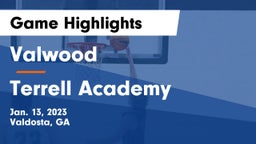 Valwood  vs Terrell Academy  Game Highlights - Jan. 13, 2023