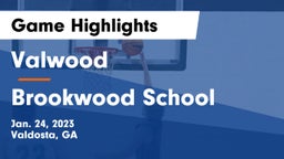 Valwood  vs Brookwood School Game Highlights - Jan. 24, 2023