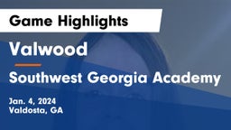Valwood  vs Southwest Georgia Academy Game Highlights - Jan. 4, 2024
